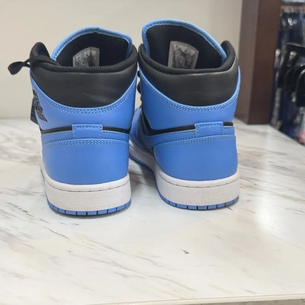 Jordan High-Top Sneakers in Blue and Black